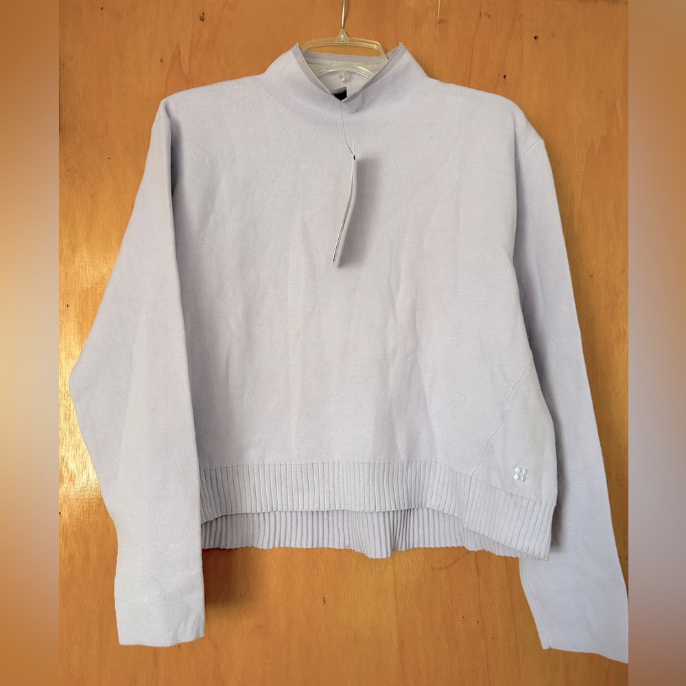 NWT Sweaty Betty Lilac Serenity Sweater